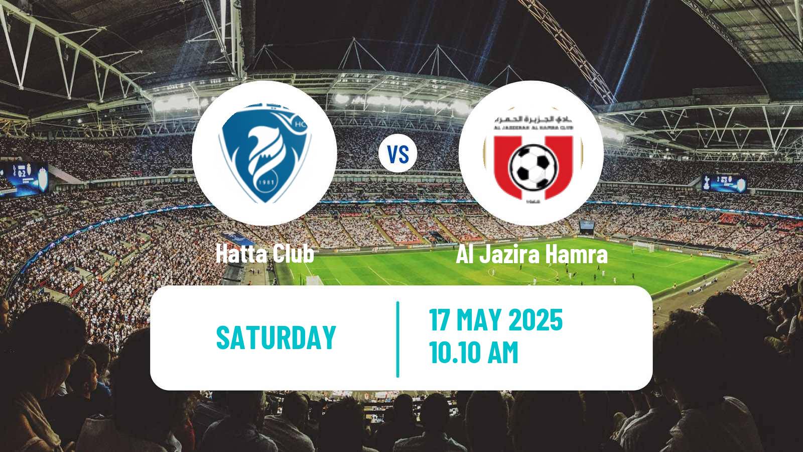 Soccer UAE Division 1 Hatta - Al Jazira Hamra