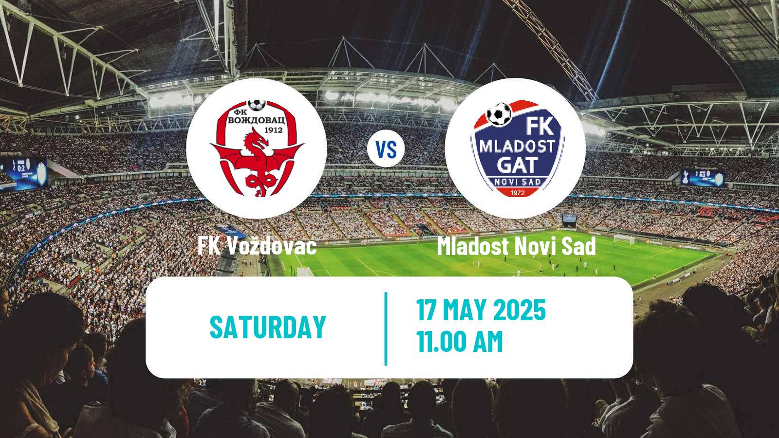 Soccer Serbian Prva Liga Voždovac - Mladost Novi Sad