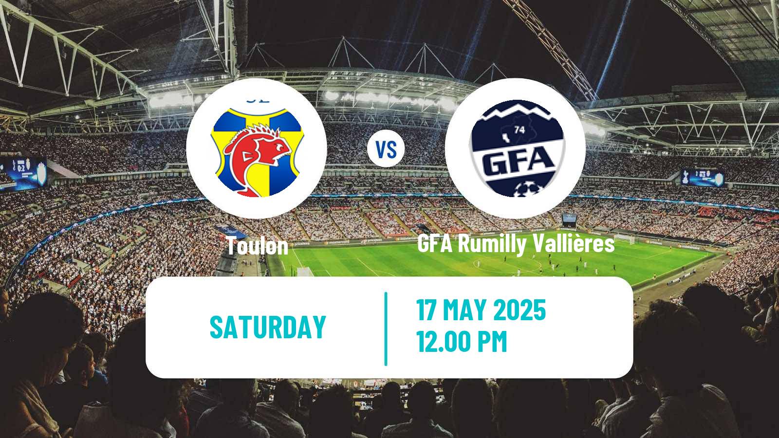 Soccer French National 2 - Group A Toulon - GFA Rumilly Vallières
