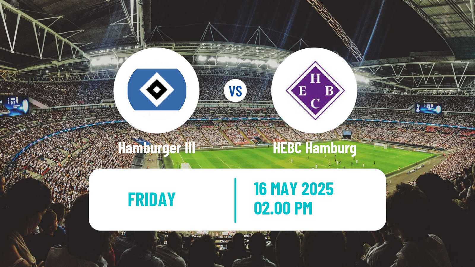 Soccer German Oberliga Hamburg Hamburger III - HEBC Hamburg