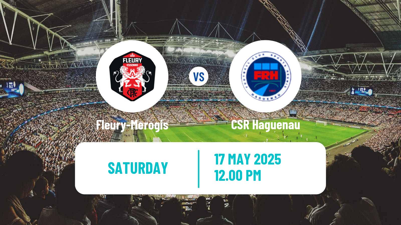 Soccer French National 2 - Group C Fleury-Merogis - Haguenau