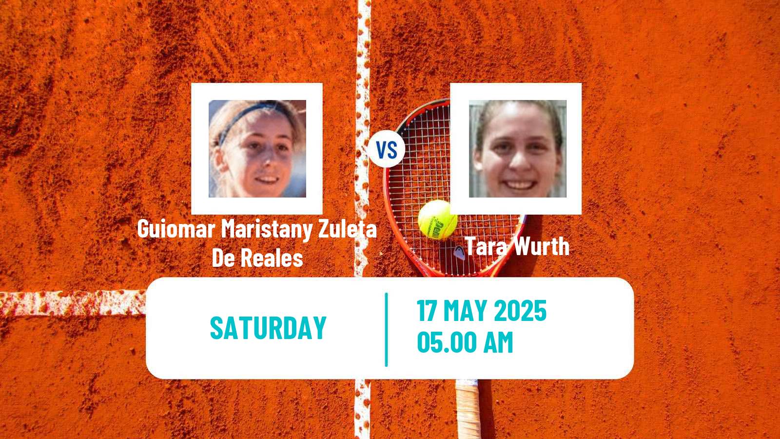 Tennis ITF W75 Zagreb Women Guiomar Maristany Zuleta De Reales - Tara Wurth