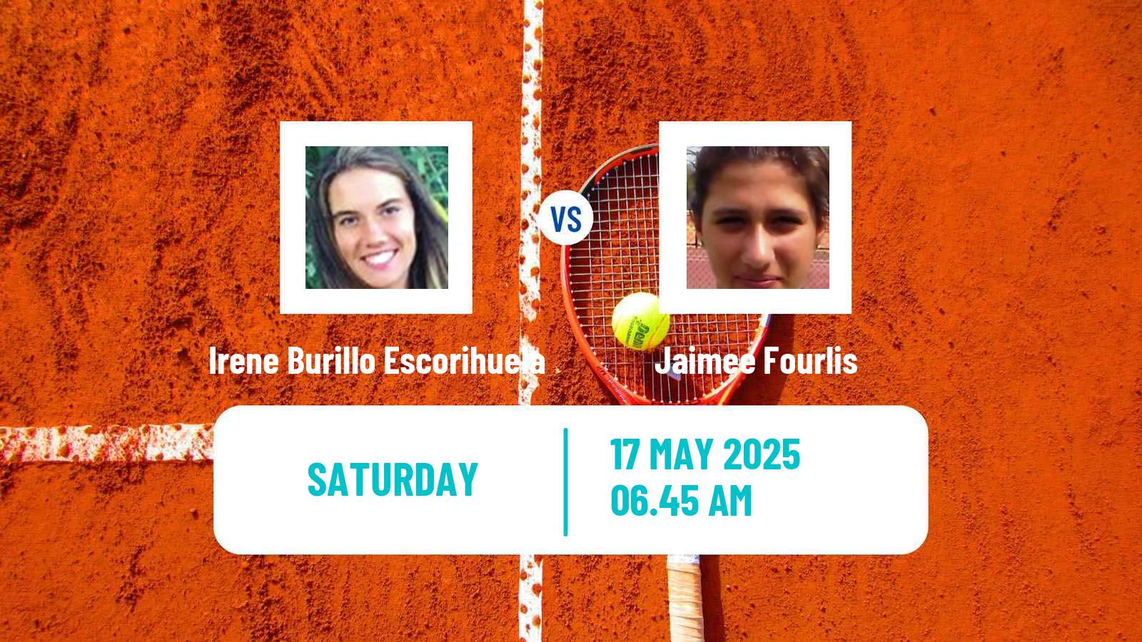 Tennis ITF W35 Bastad Women Irene Burillo Escorihuela - Jaimee Fourlis