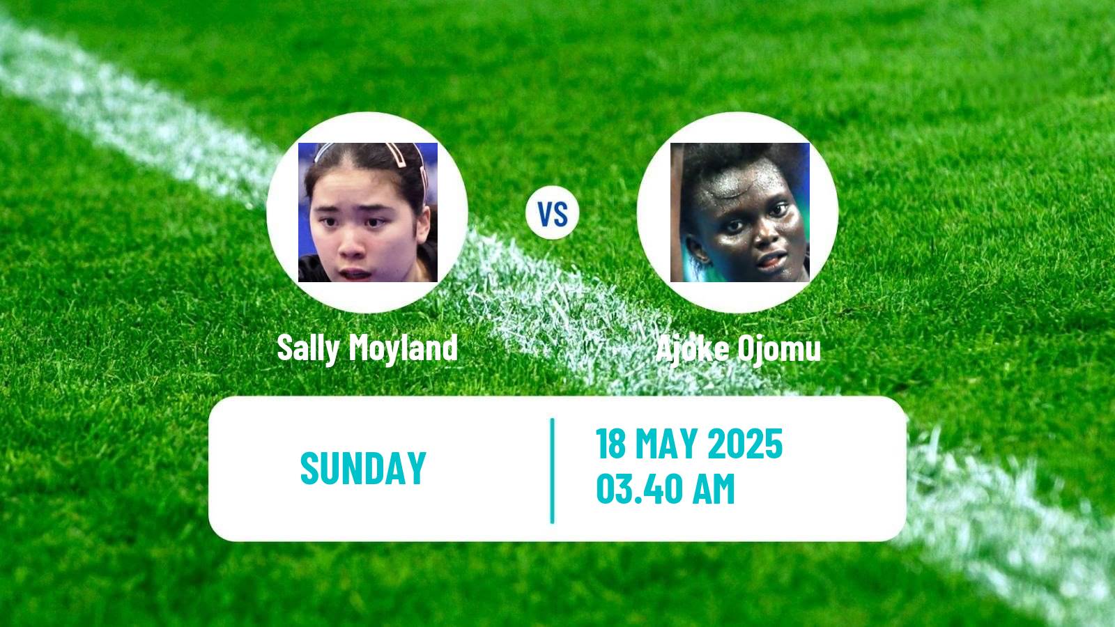Table tennis World Championships Women Sally Moyland - Ajoke Ojomu