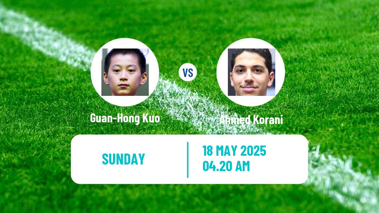 Table tennis World Championships Men Guan-Hong Kuo - Ahmed Korani