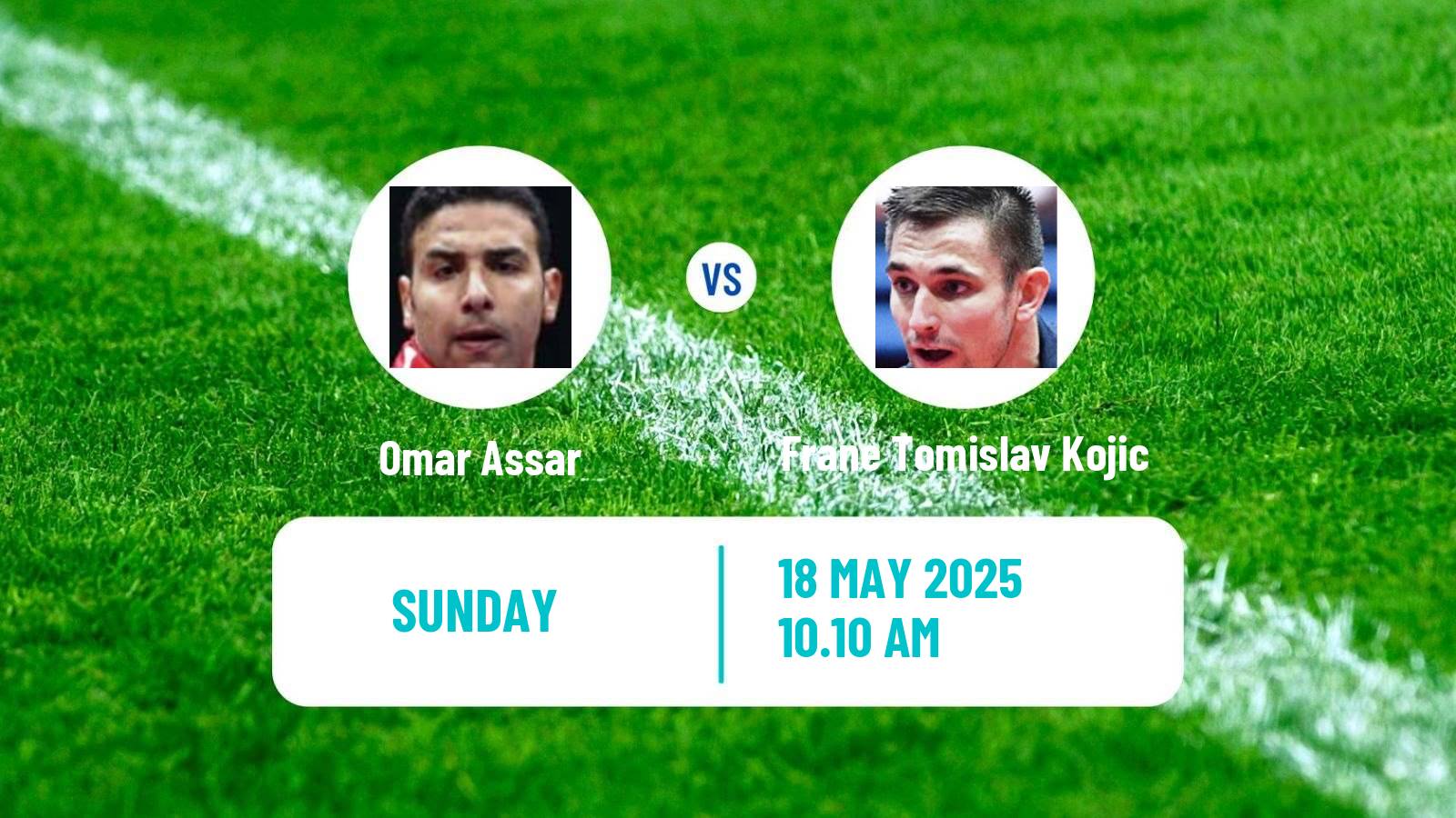 Table tennis World Championships Men Omar Assar - Frane Tomislav Kojic