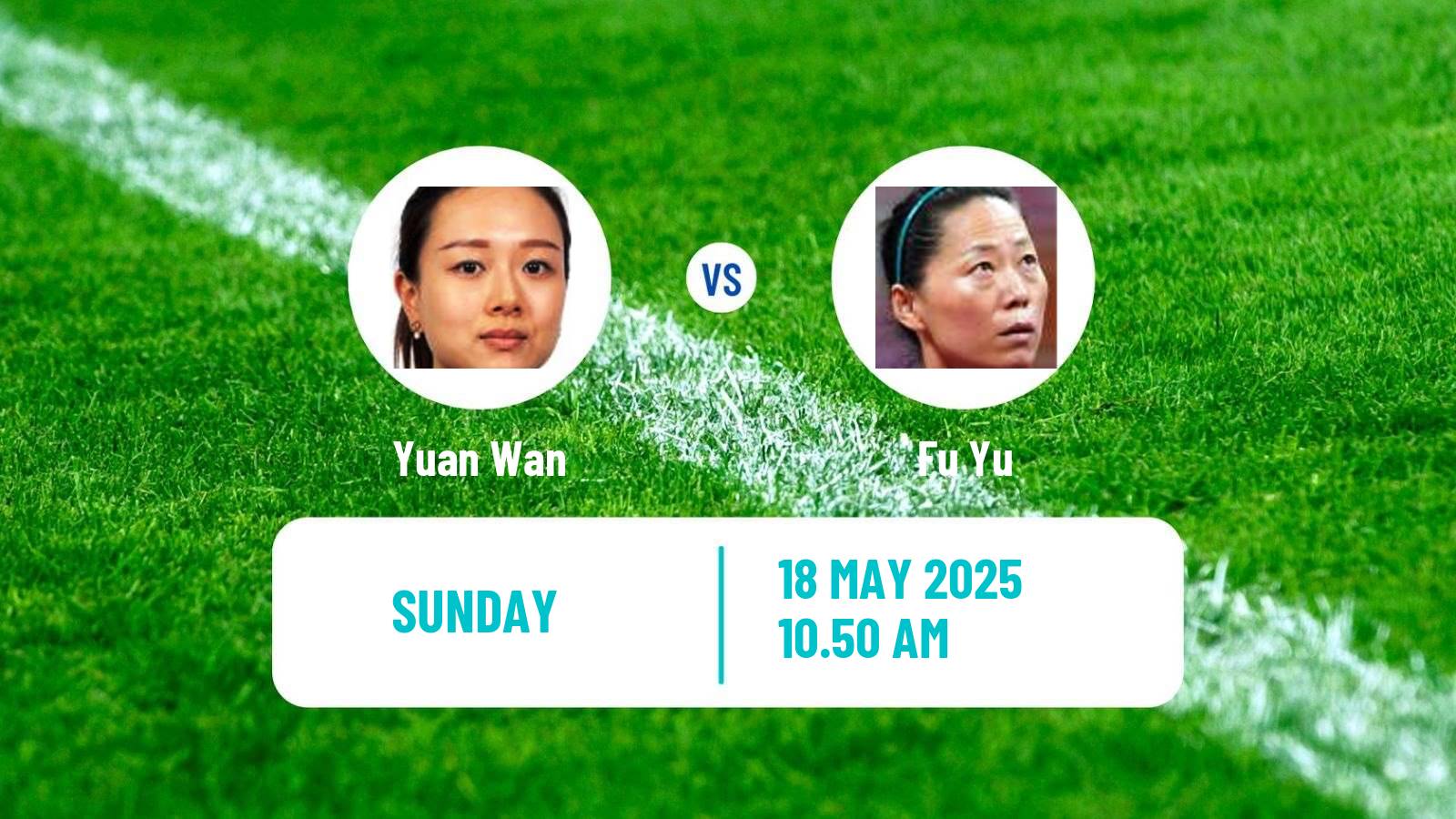 Table tennis World Championships Women Yuan Wan - Fu Yu