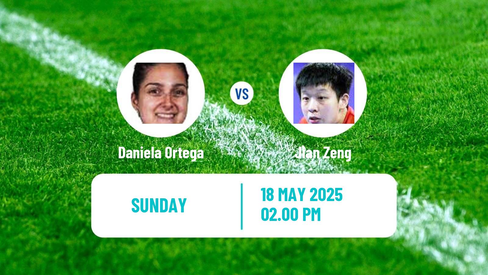 Table tennis World Championships Women Daniela Ortega - Jian Zeng