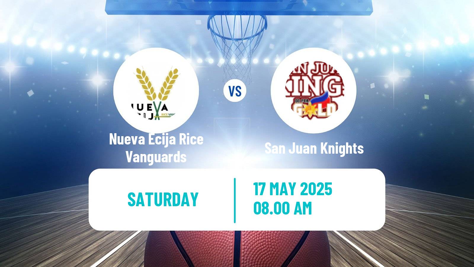Basketball Philippines MBPL  Nueva Ecija Rice Vanguards - San Juan Knights
