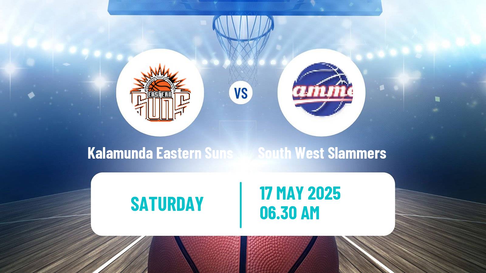 Basketball Australian NBL1 West Women Kalamunda Eastern Suns - South West Slammers