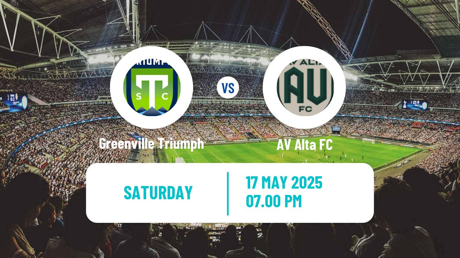 Soccer USL League One Greenville Triumph - AV Alta