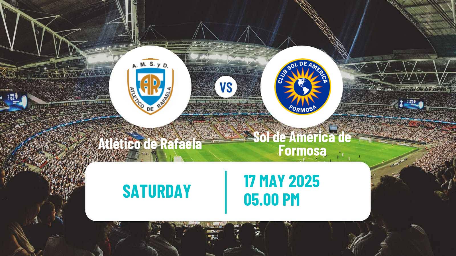 Soccer Argentinian Torneo Federal Atlético de Rafaela - Sol de América de Formosa