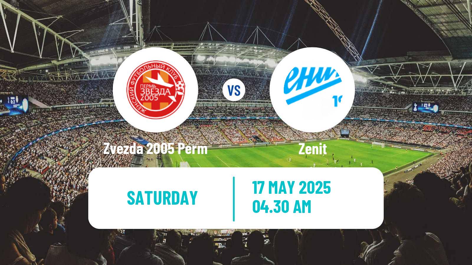 Soccer Russian Supreme Division Women Zvezda 2005 Perm - Zenit