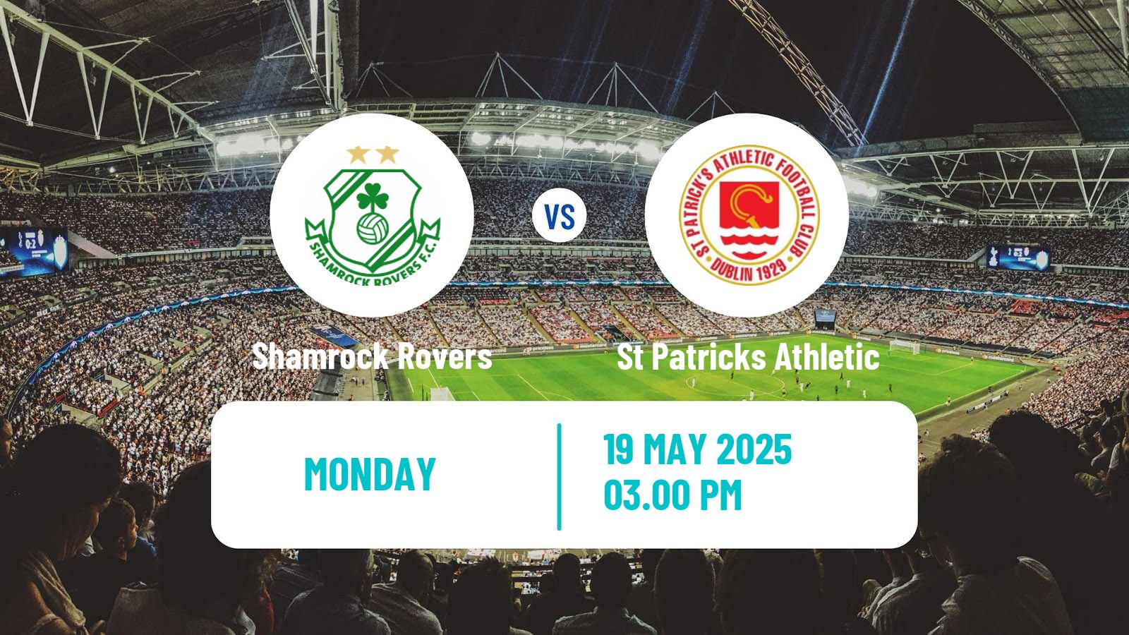 Soccer Irish Premier Division Shamrock Rovers - St Patricks Athletic