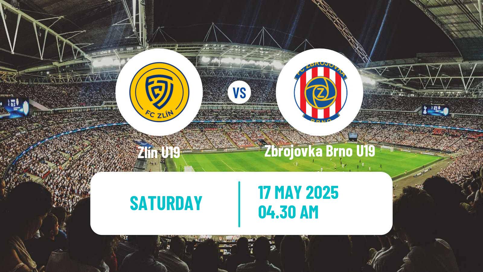 Soccer Czech U19 League Zlín U19 - Zbrojovka Brno U19