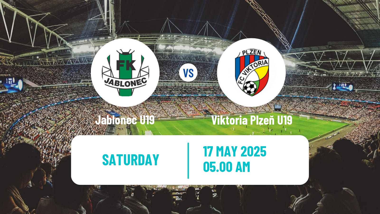 Soccer Czech U19 League Jablonec U19 - Viktoria Plzeň U19
