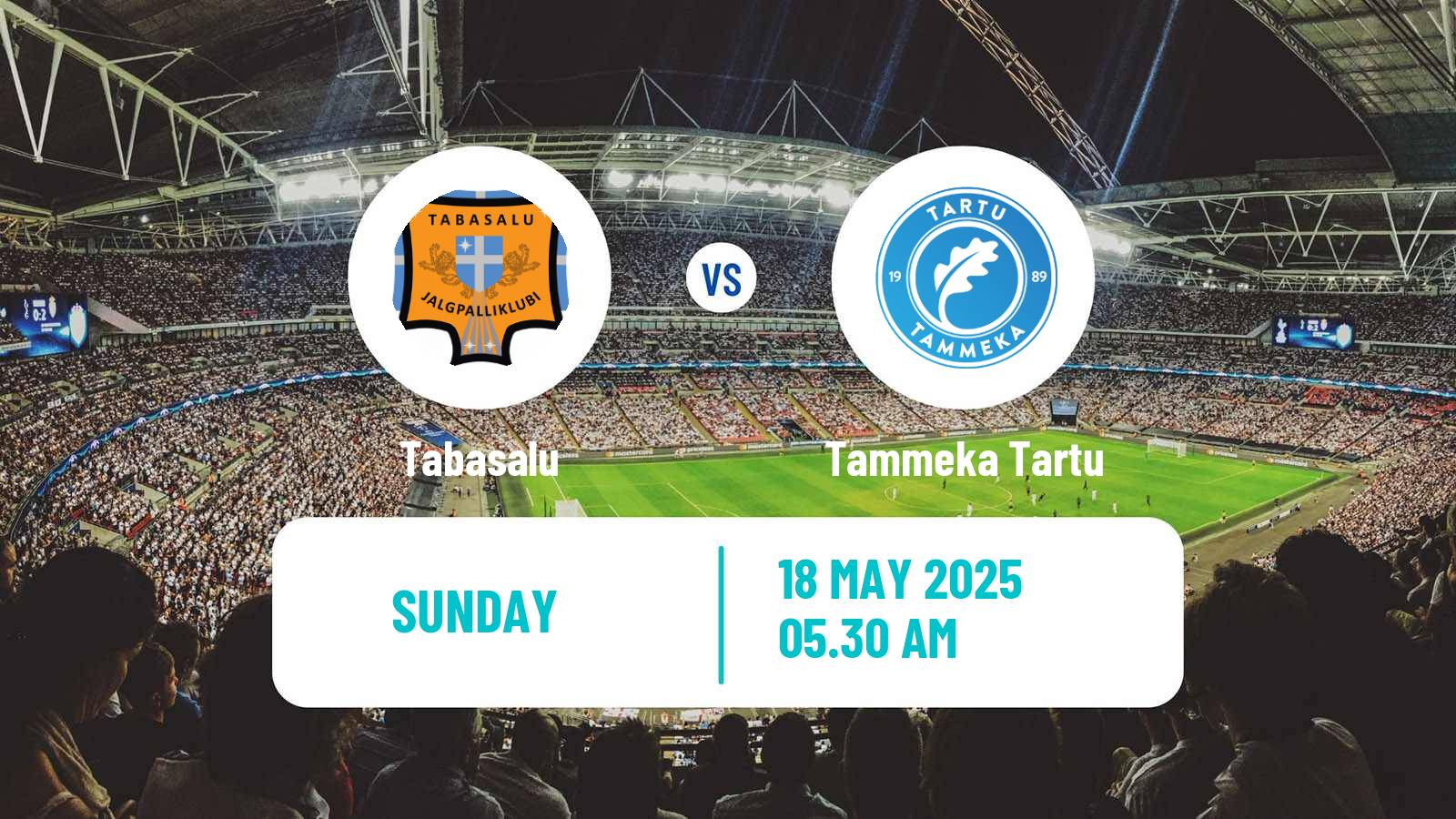 Soccer Estonian Meistriliiga Women Tabasalu - Tammeka Tartu