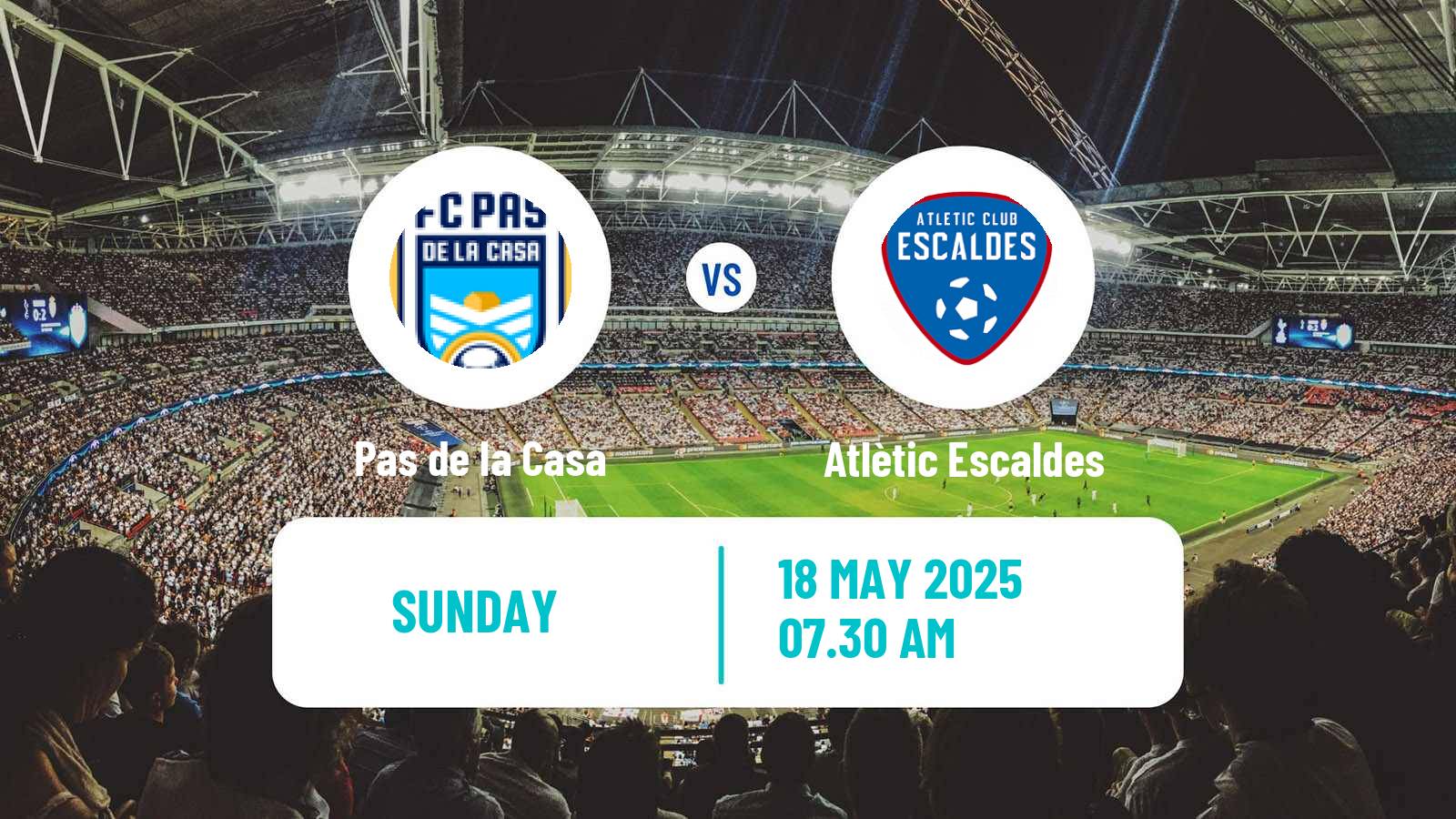 Soccer Andorra Primera Divisio Pas de la Casa - Atlètic Escaldes