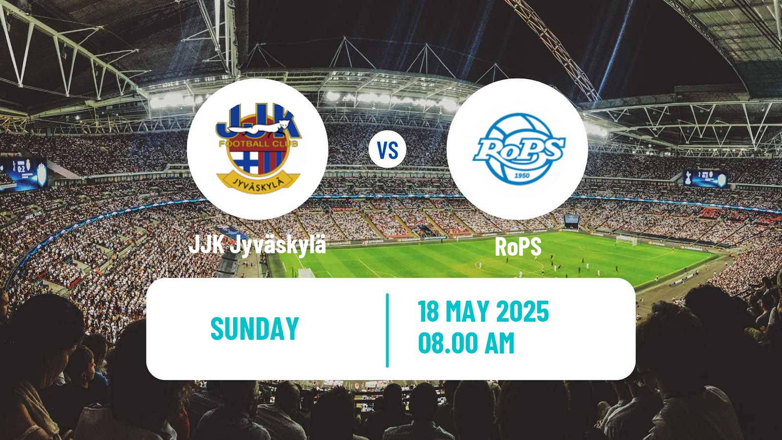 Soccer Finnish Ykkonen JJK Jyväskylä - RoPS