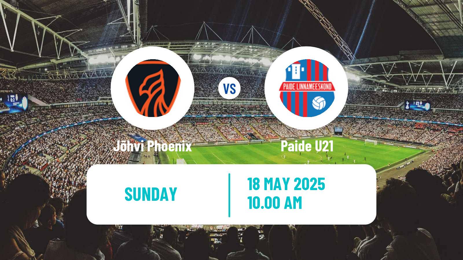 Soccer Estonian Esiliiga B Jõhvi Phoenix - Paide U21