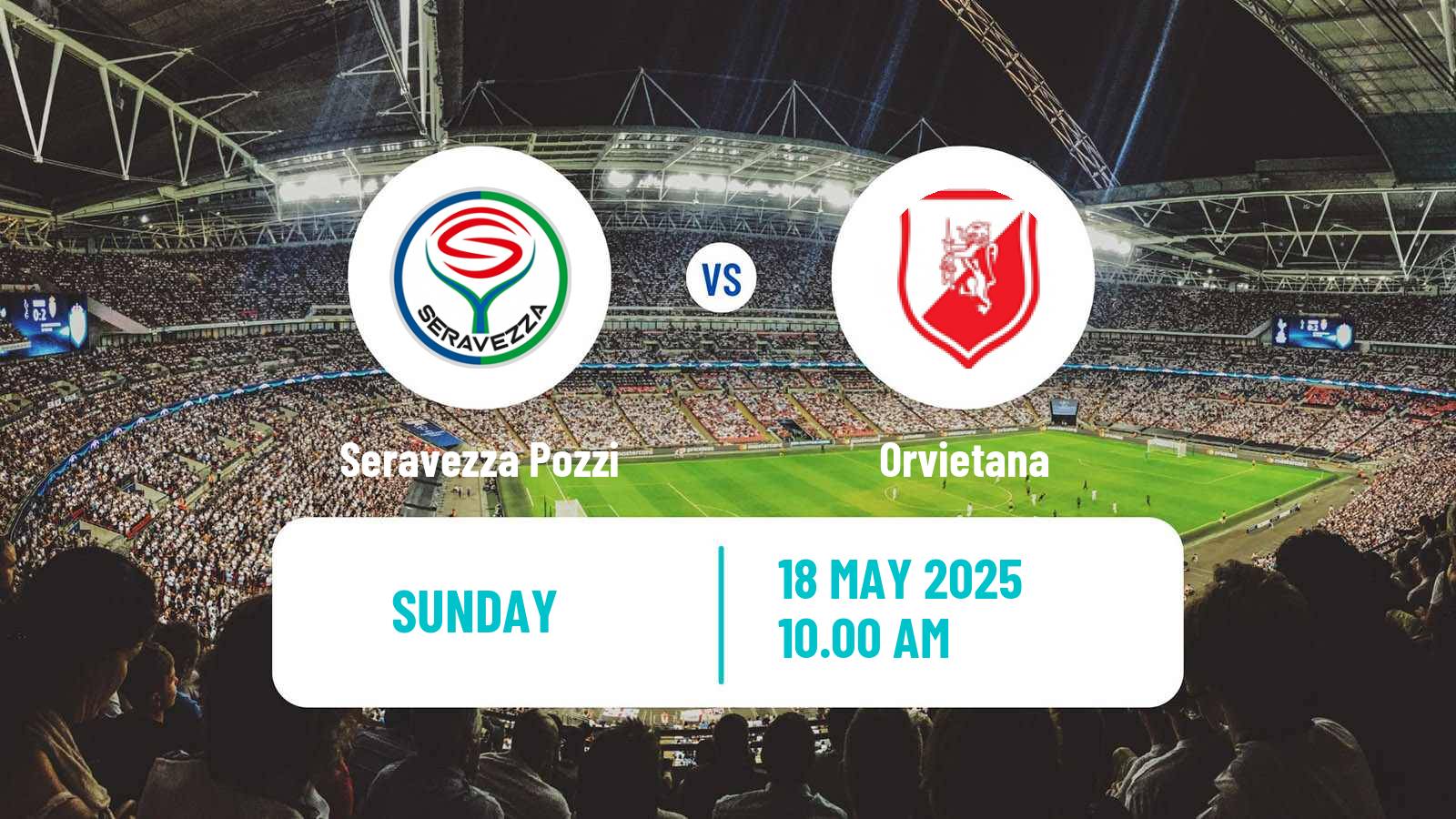 Soccer Italian Serie D - Group E Seravezza Pozzi - Orvietana