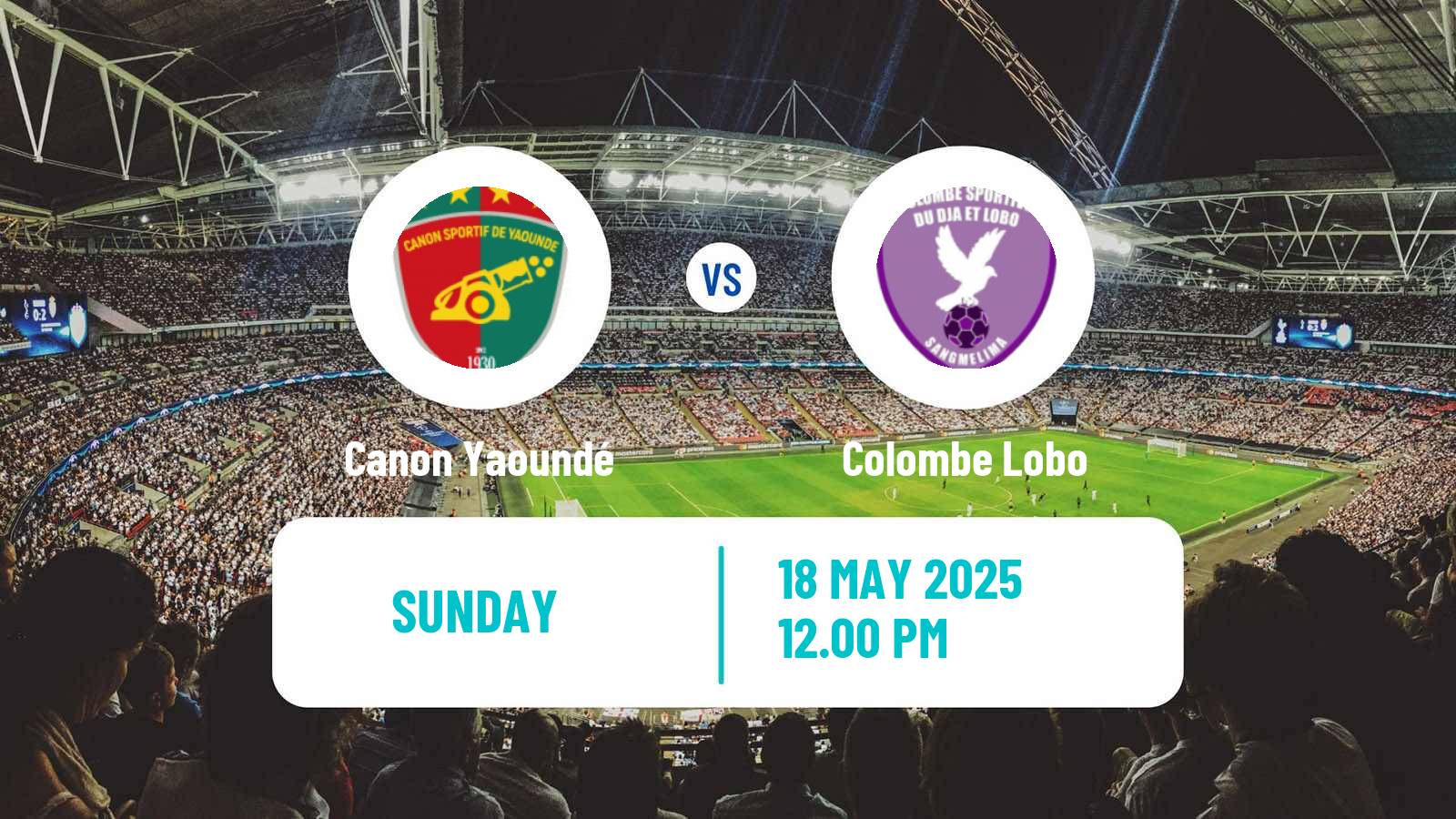 Soccer Cameroon Elite One Canon Yaoundé - Colombe Lobo