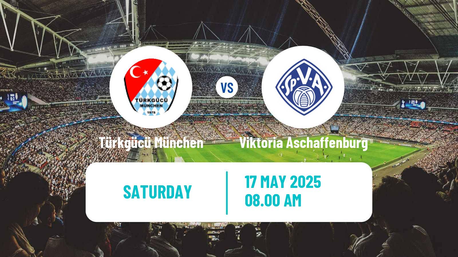 Soccer German Regionalliga Bayern Türkgücü München - Viktoria Aschaffenburg