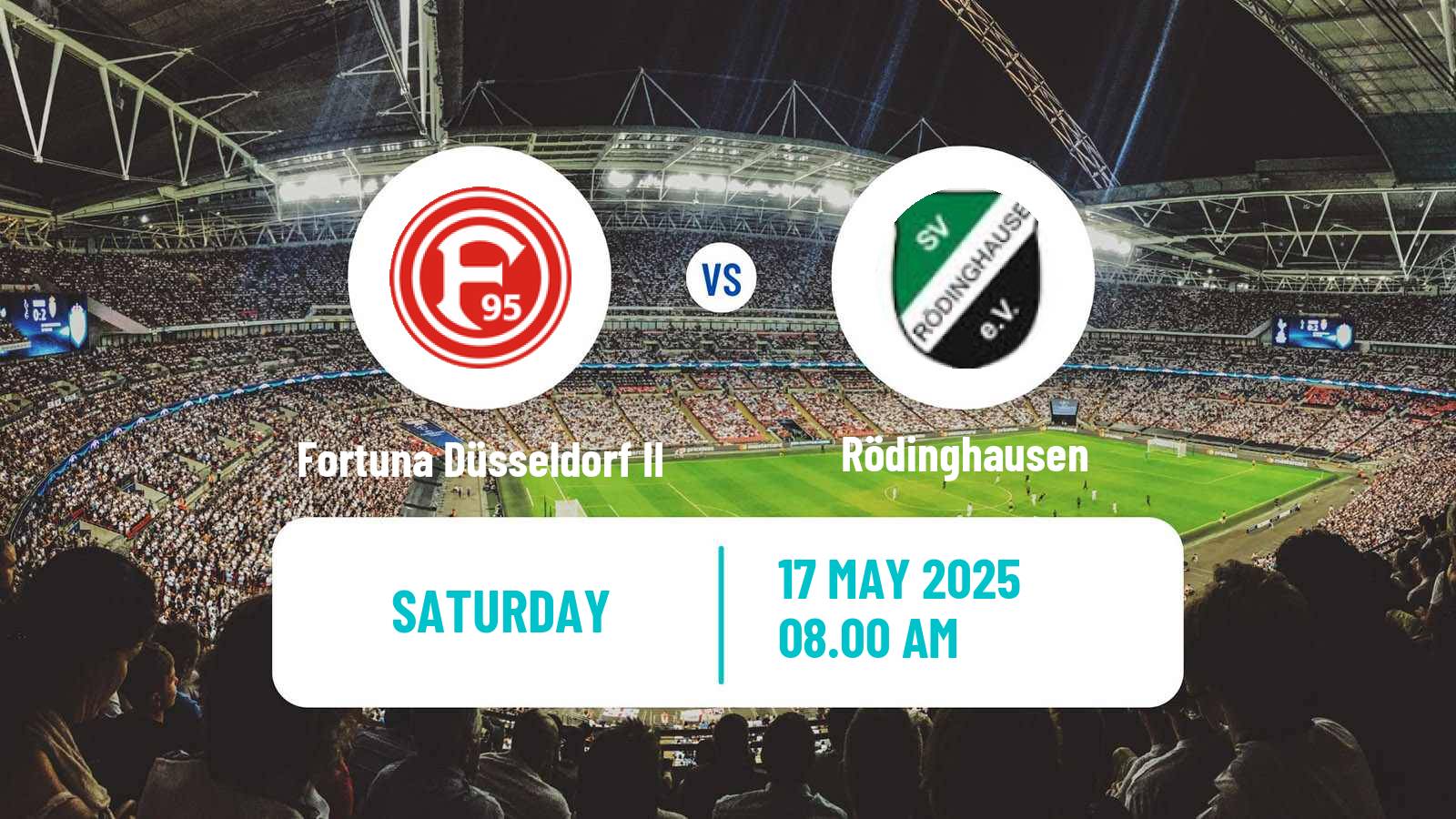 Soccer German Regionalliga West Fortuna Düsseldorf II - Rödinghausen