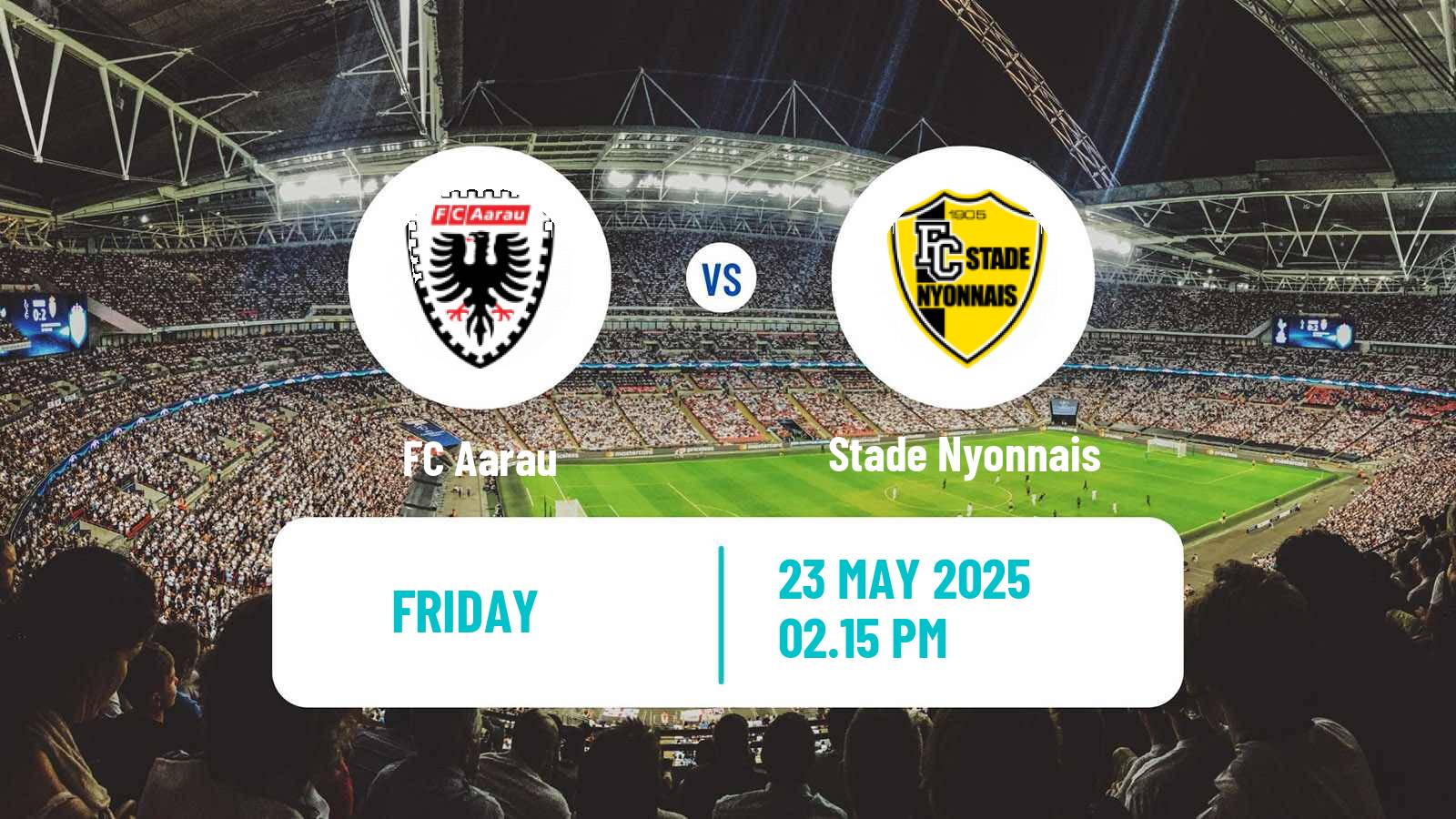 Soccer Swiss Challenge League Aarau - Stade Nyonnais