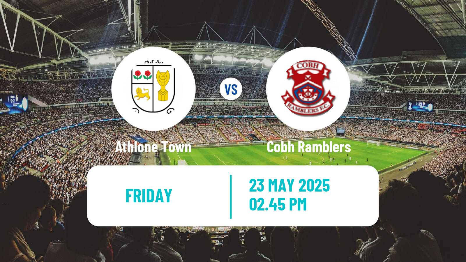 Soccer Irish Division 1 Athlone Town - Cobh Ramblers