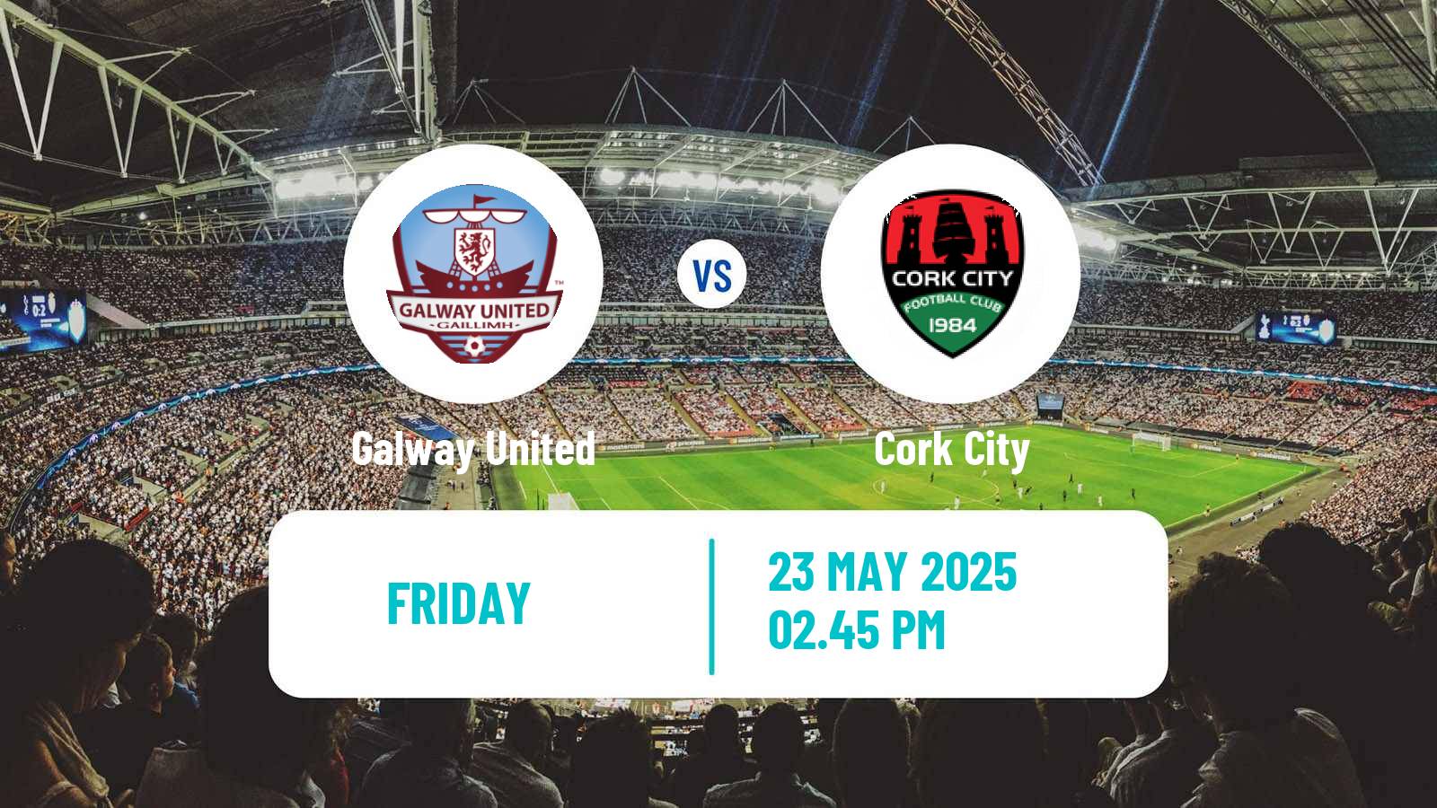 Soccer Irish Premier Division Galway United - Cork City