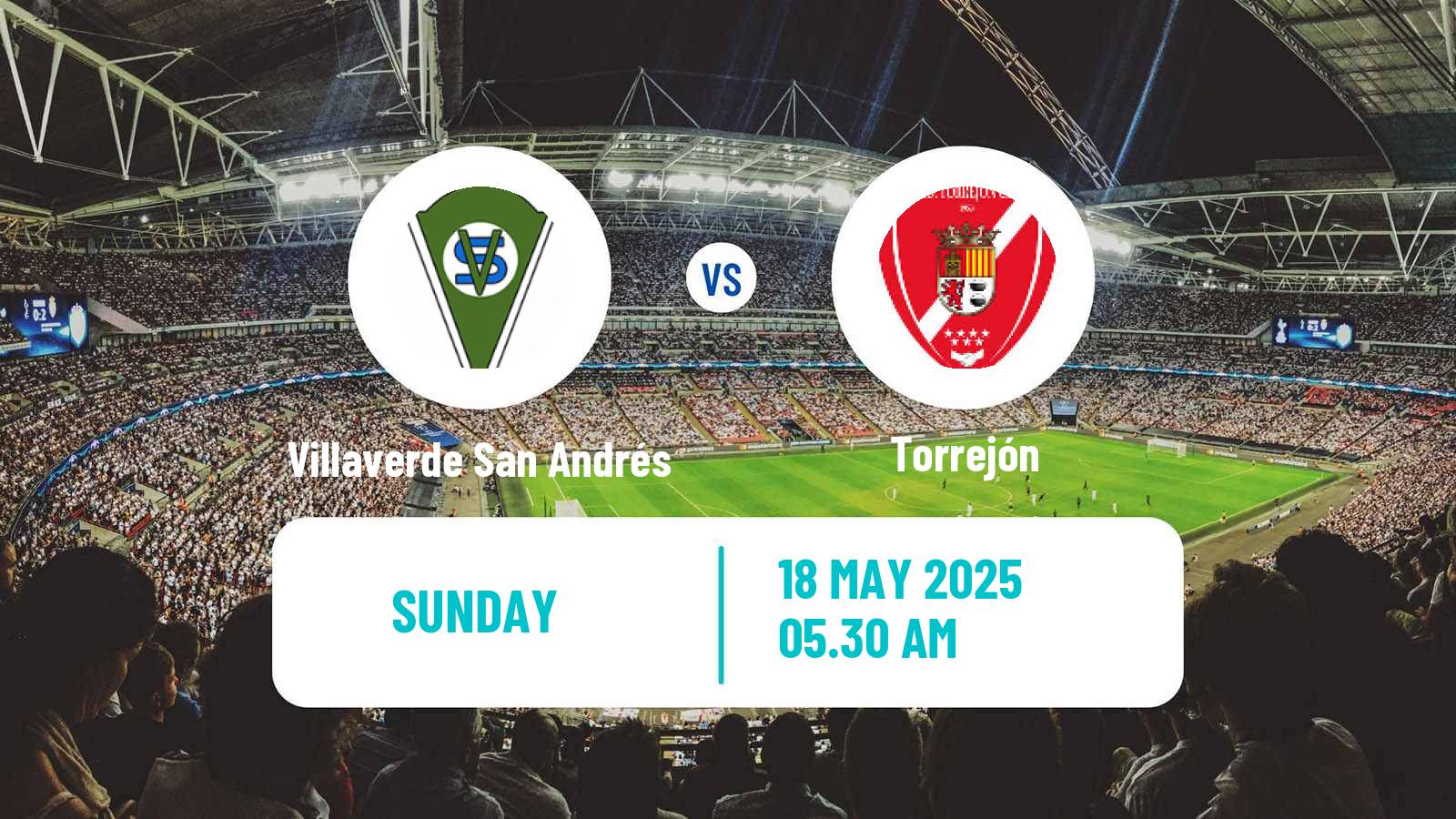 Soccer Spanish Tercera RFEF - Group 7 Villaverde San Andrés - Torrejón