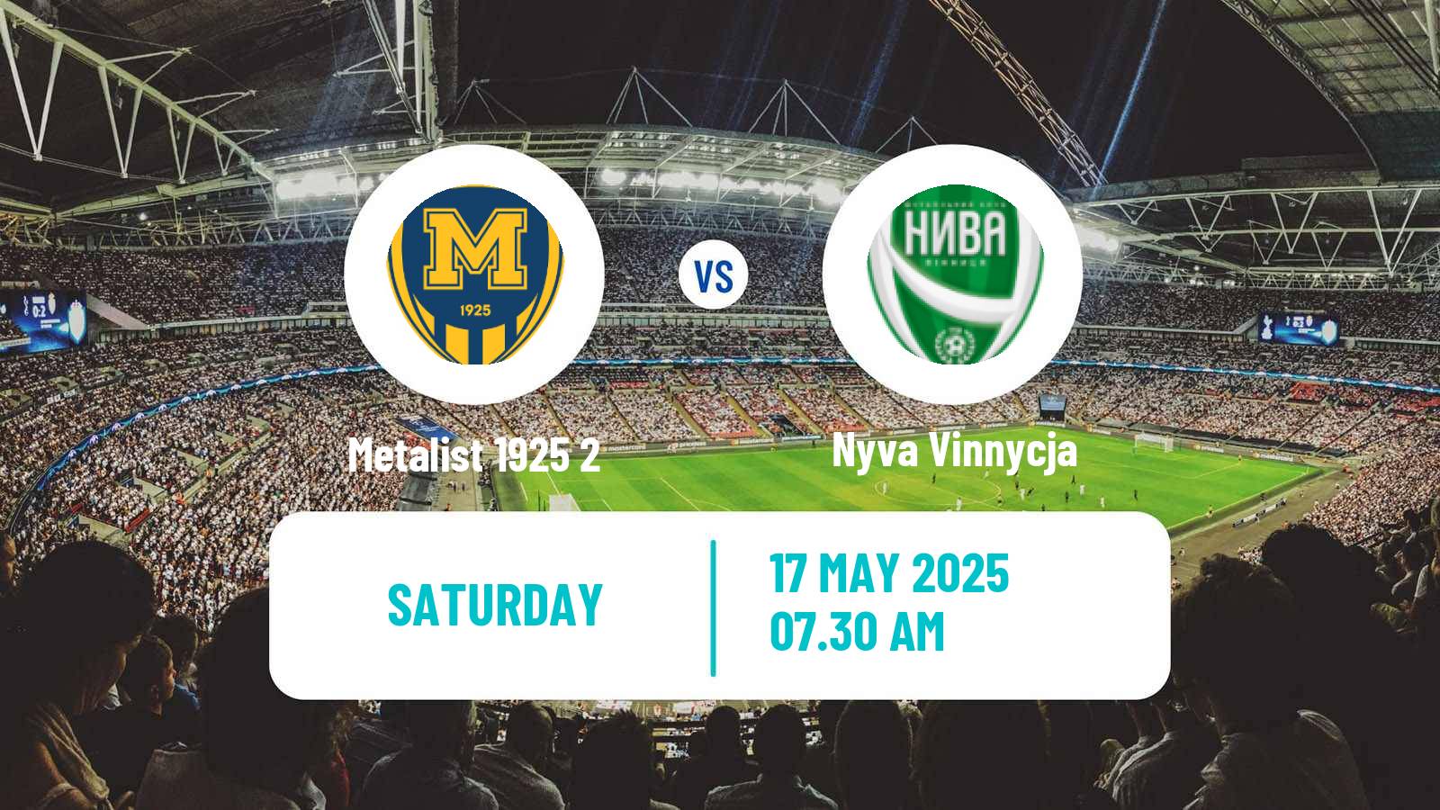 Soccer Ukrainian Druha Liga Metalist 1925 2 - Nyva Vinnycja