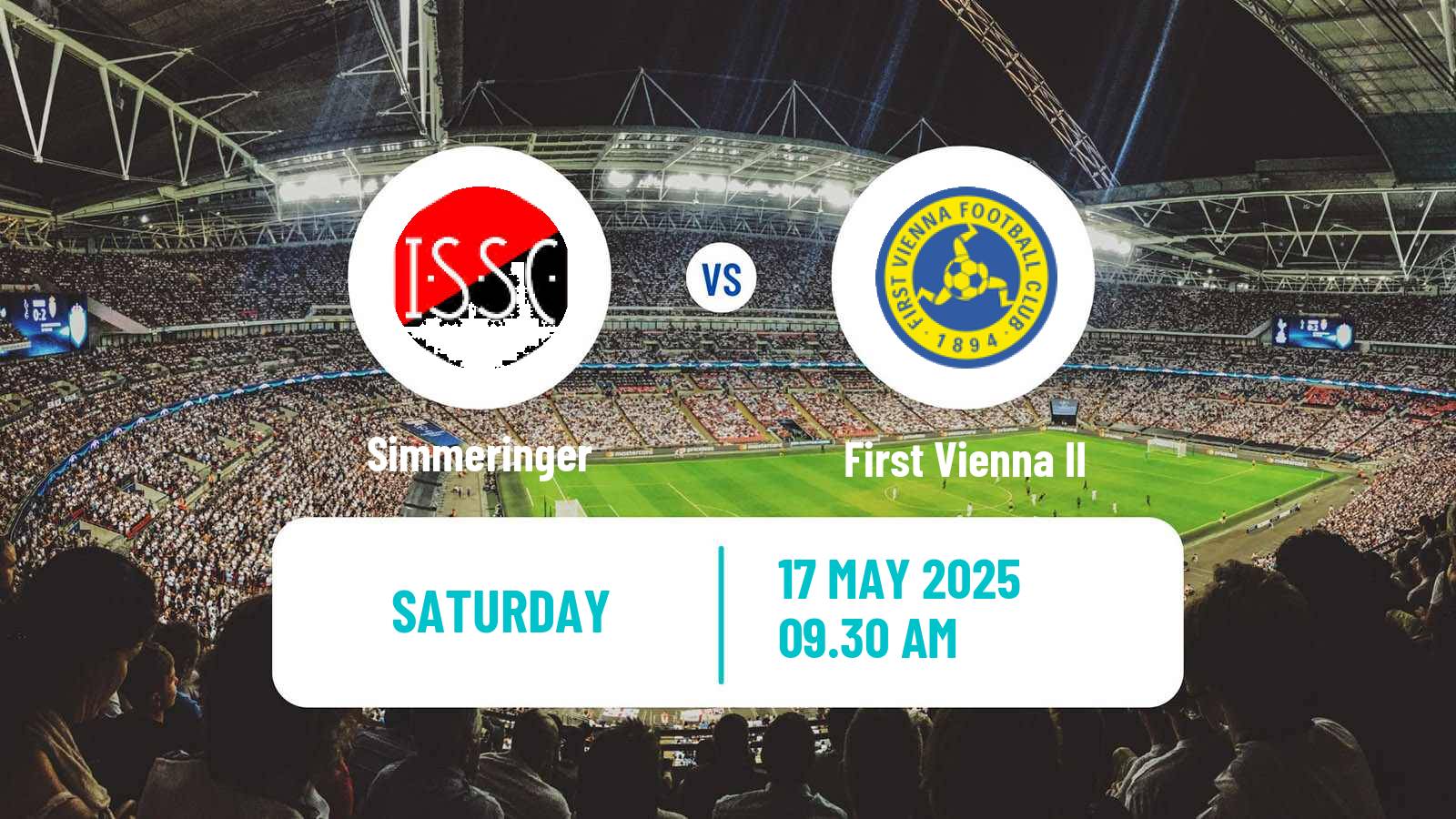 Soccer Austrian Landesliga Wien Simmeringer - First Vienna II