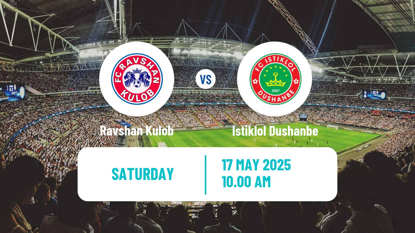 Soccer Tajik League Ravshan Kulob - Istiklol Dushanbe