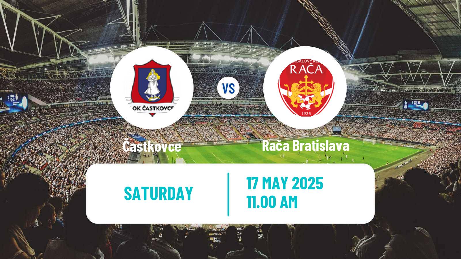 Soccer Slovak 3 Liga West Častkovce - Rača Bratislava