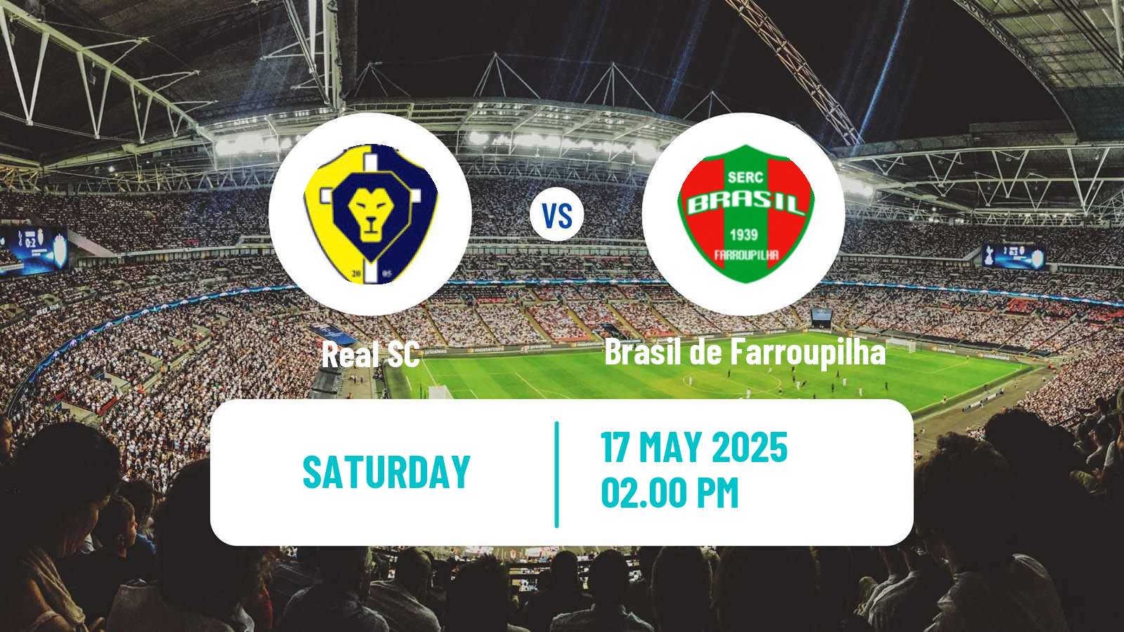Soccer Brazilian Campeonato Gaucho 2 Real SC - Brasil de Farroupilha