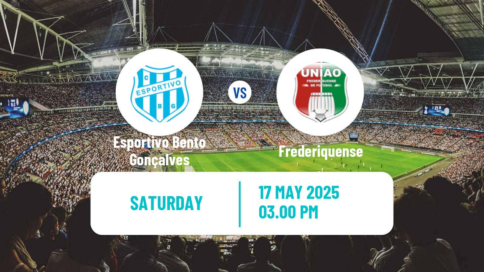 Soccer Brazilian Campeonato Gaucho 2 Esportivo Bento Gonçalves - Frederiquense