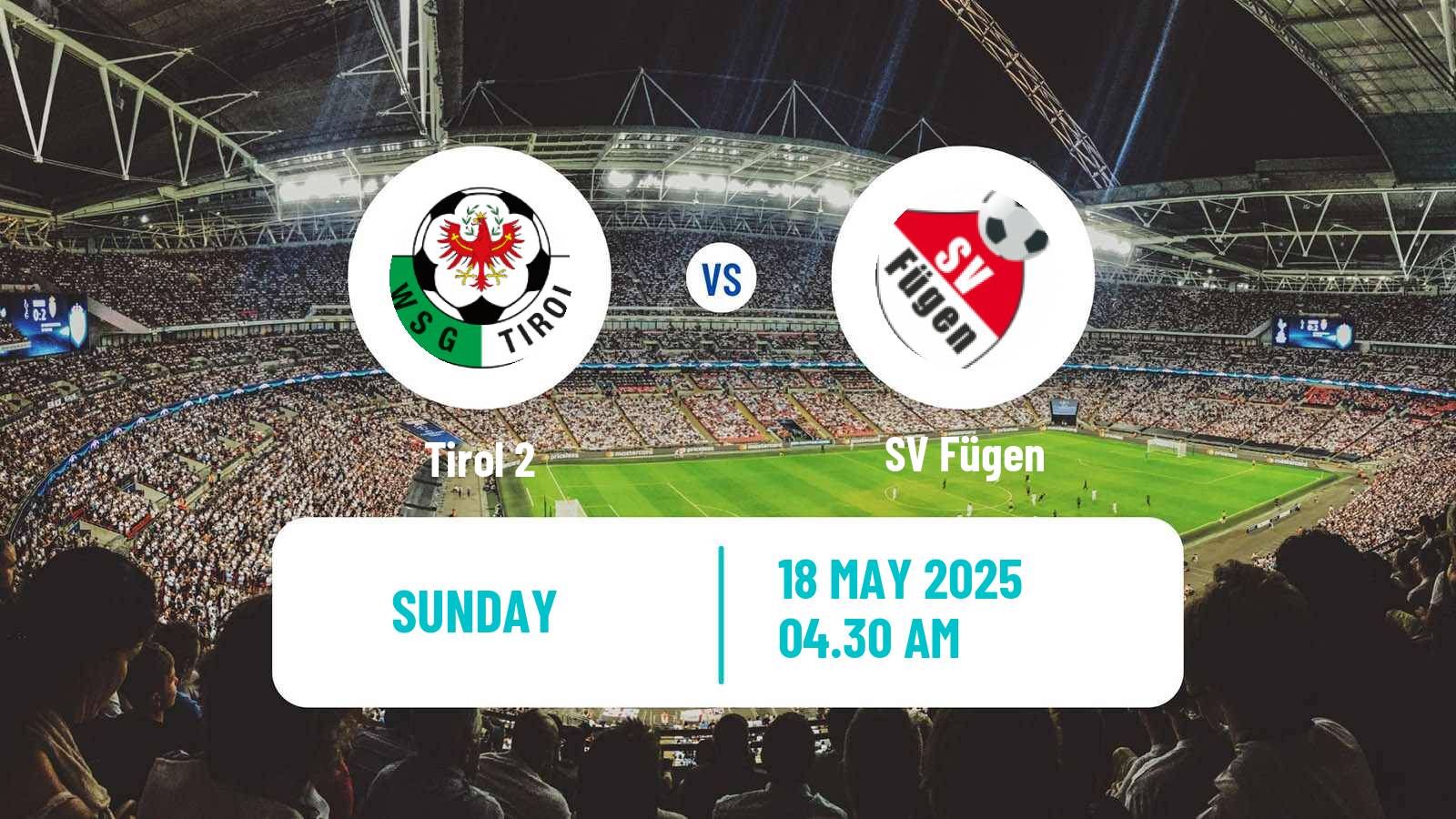 Soccer Austrian Landesliga Tirol Tirol 2 - Fügen