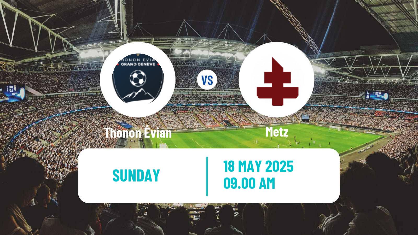 Soccer French Division 2 Women Thonon Évian - Metz