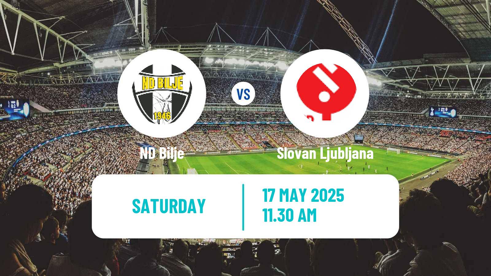 Soccer Slovenian 2 SNL Bilje - Slovan Ljubljana