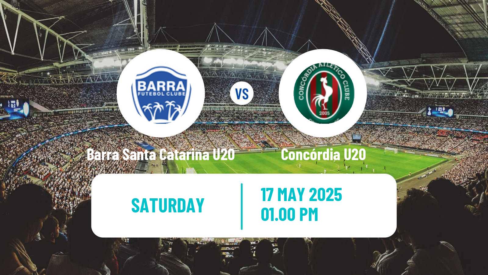 Soccer Brazilian Catarinense U20 Barra Santa Catarina U20 - Concórdia U20