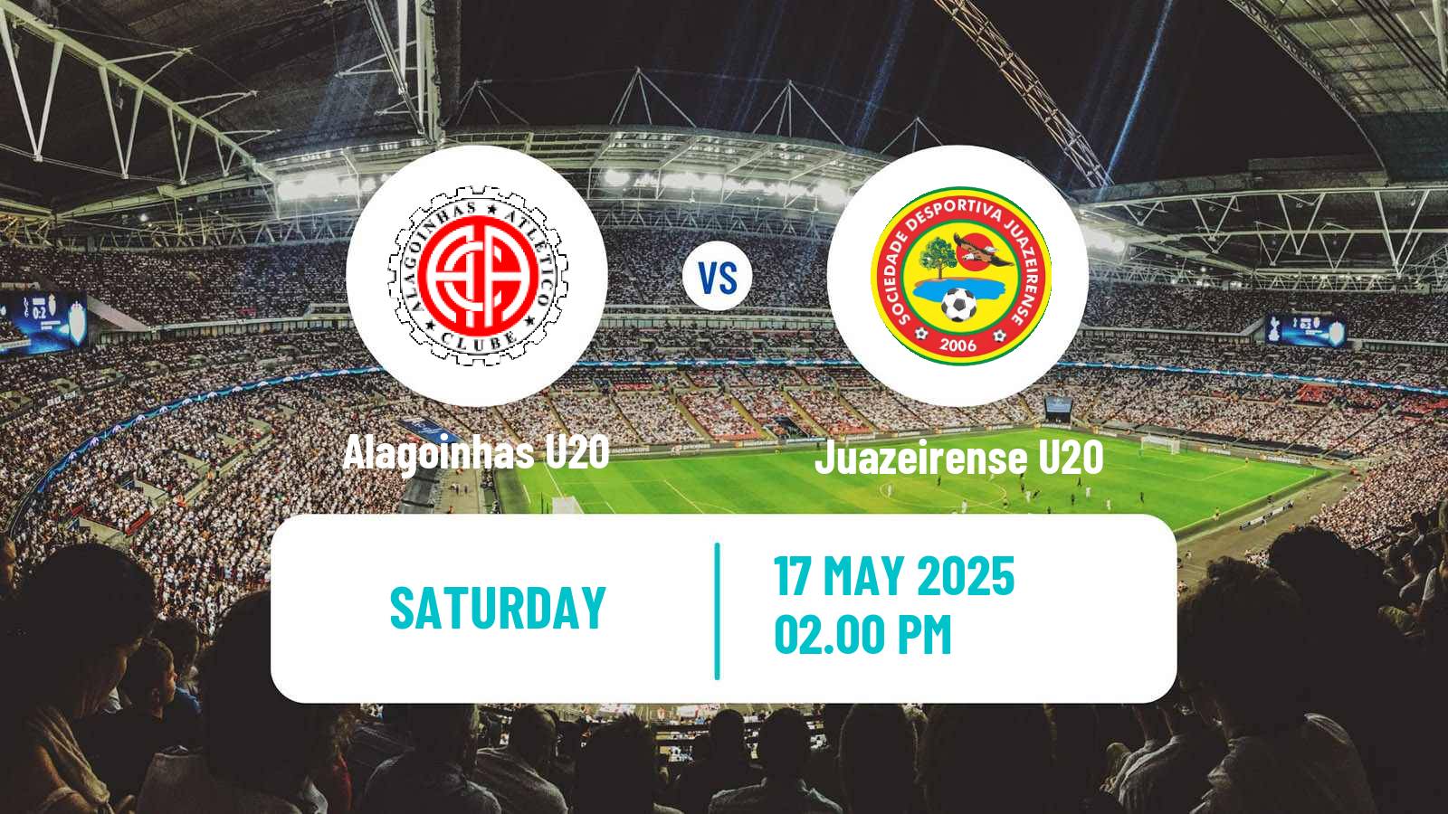 Soccer Brazilian Baiano U20 Alagoinhas U20 - Juazeirense U20