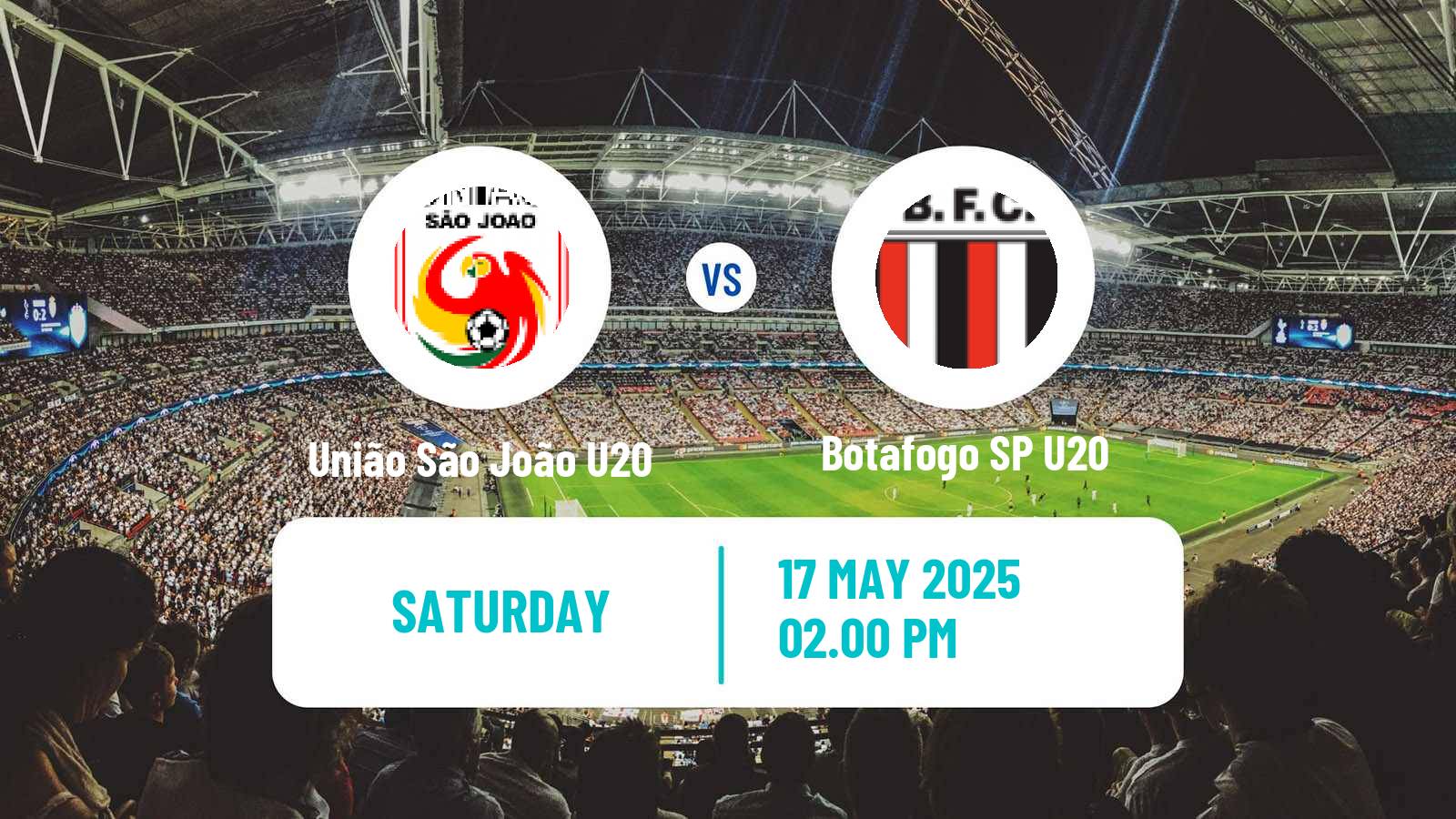 Soccer Brazilian Paulista U20 União São João U20 - Botafogo SP U20