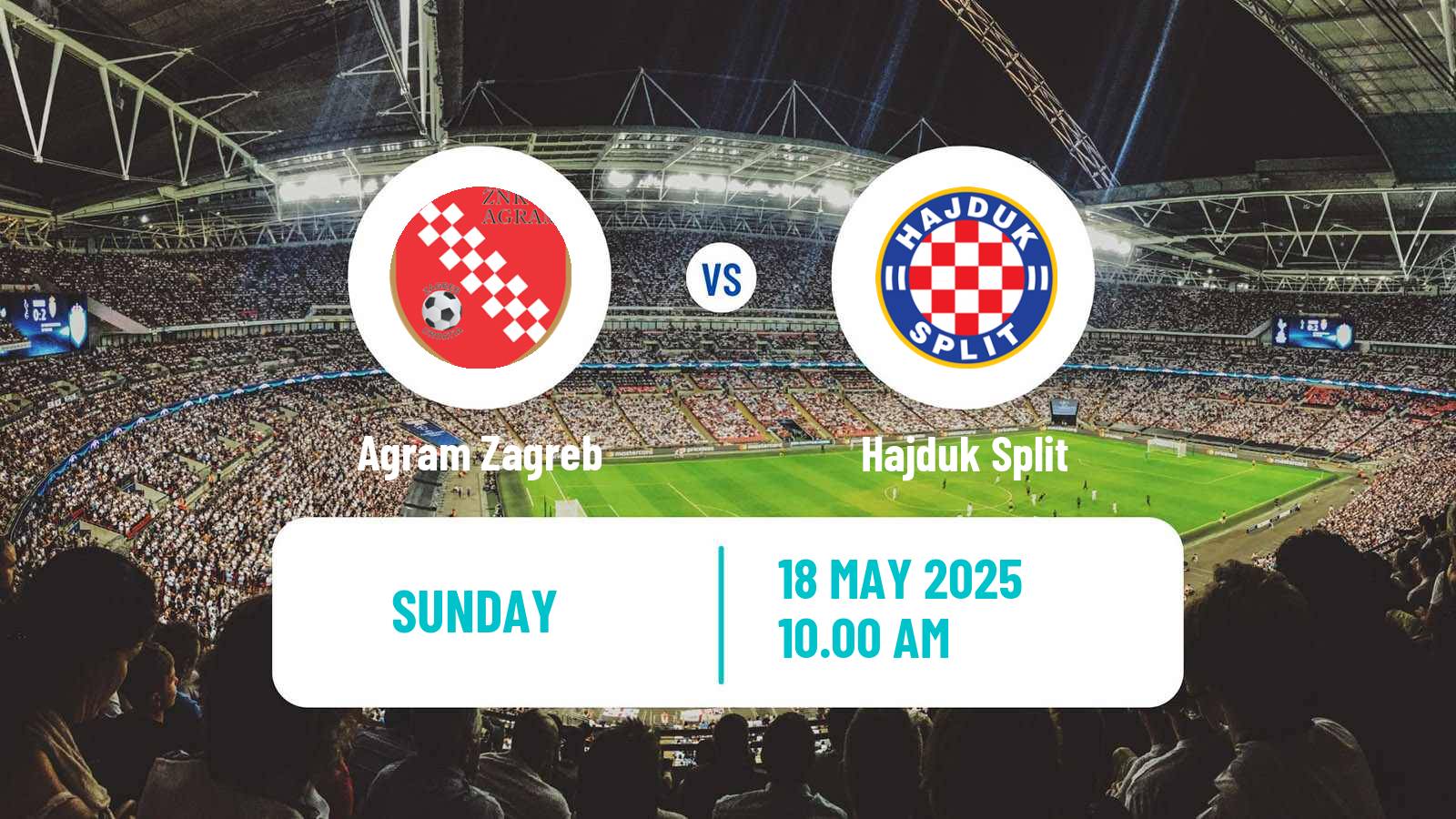 Soccer Croatian 1 HNL Women Agram Zagreb - Hajduk Split