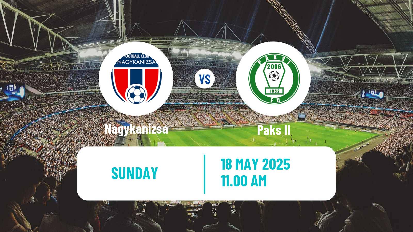 Soccer Hungarian NB III Southwest Nagykanizsa - Paks II