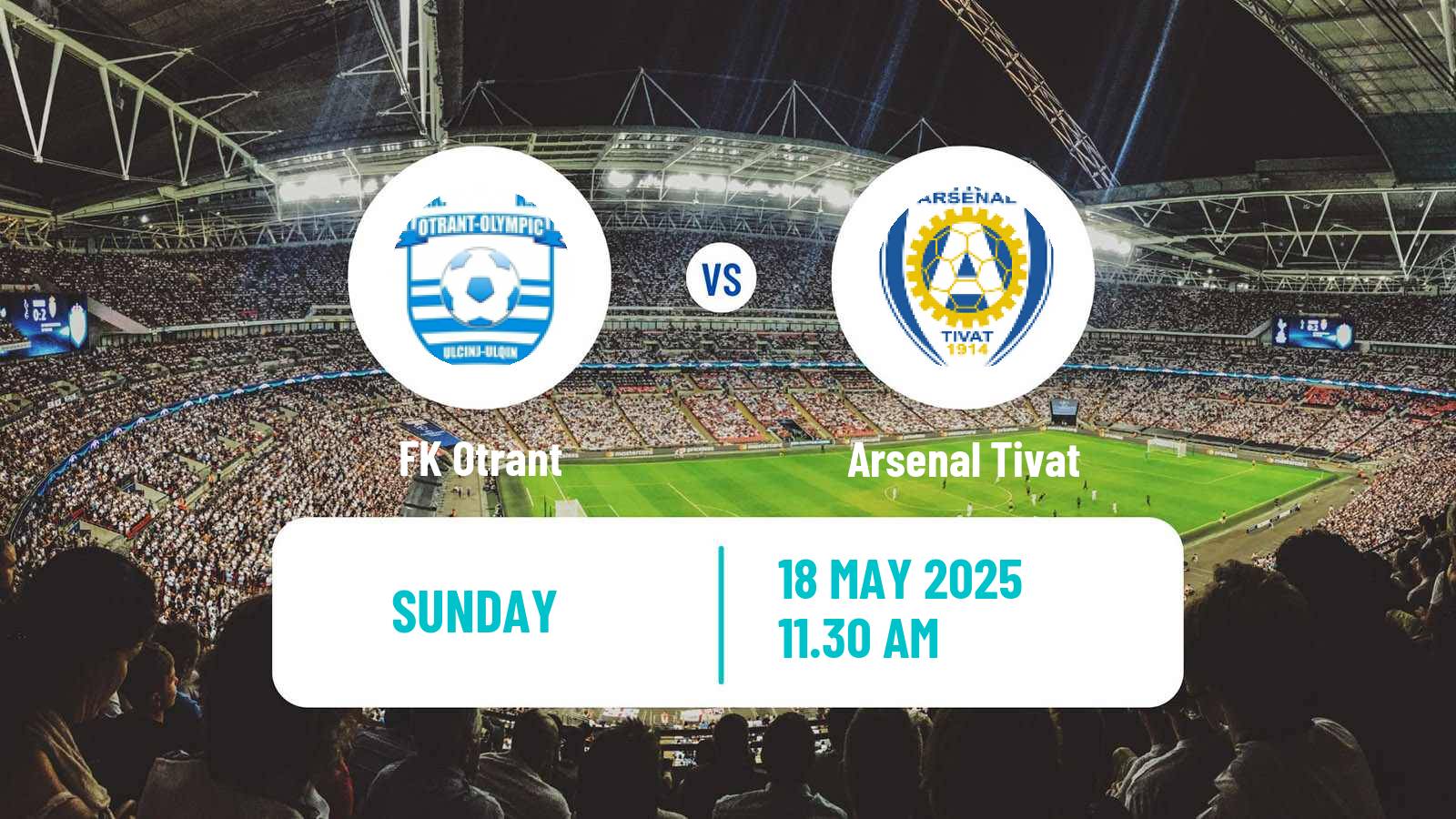 Soccer Montenegrin First League Otrant - Arsenal Tivat