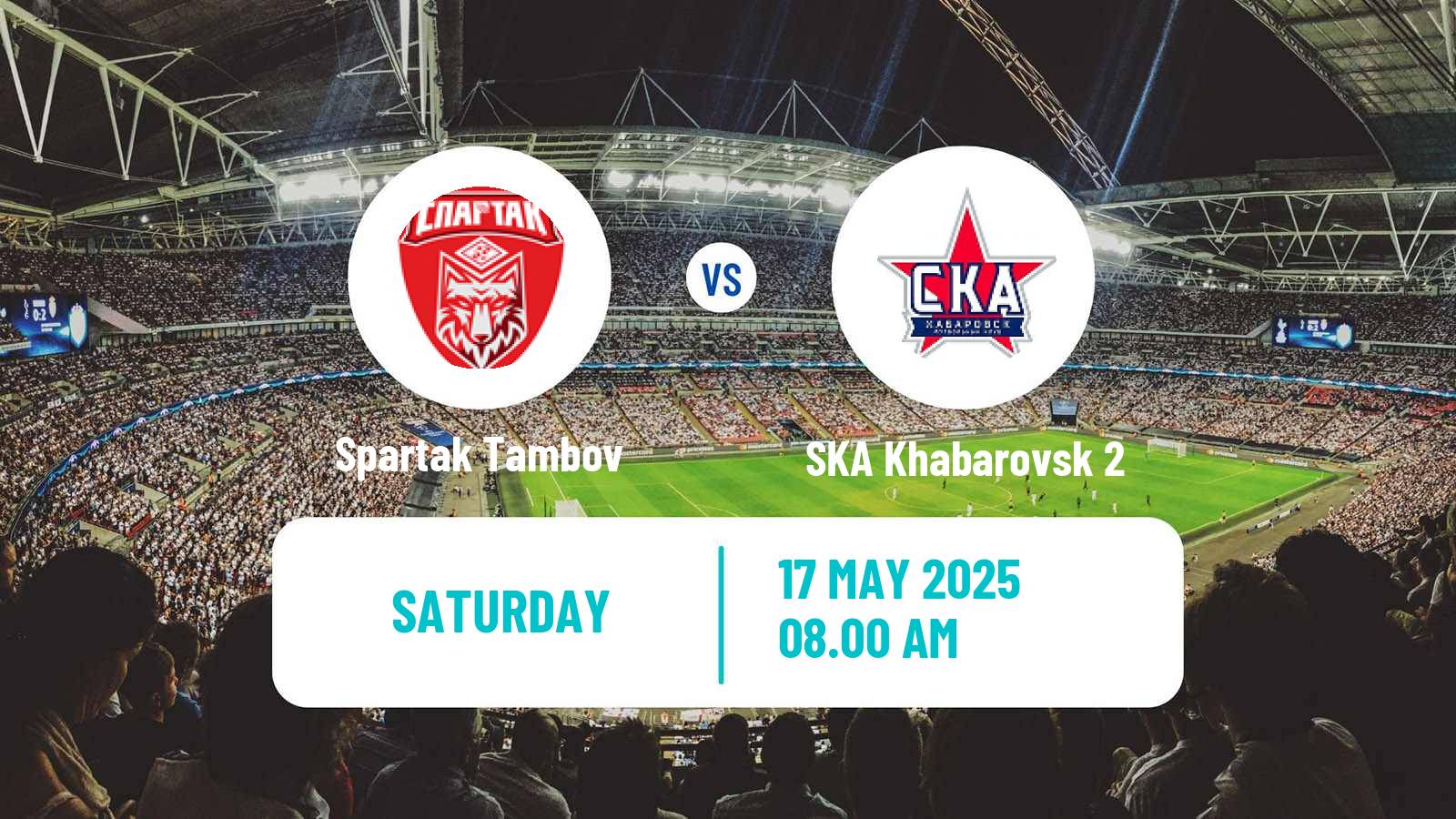Soccer FNL 2 Division B Group 3 Spartak Tambov - SKA Khabarovsk 2