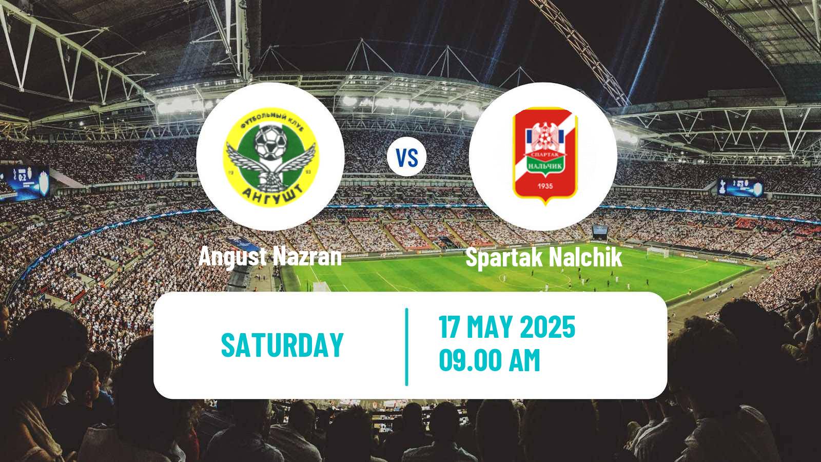 Soccer FNL 2 Division B Group 1 Angust Nazran - Spartak Nalchik