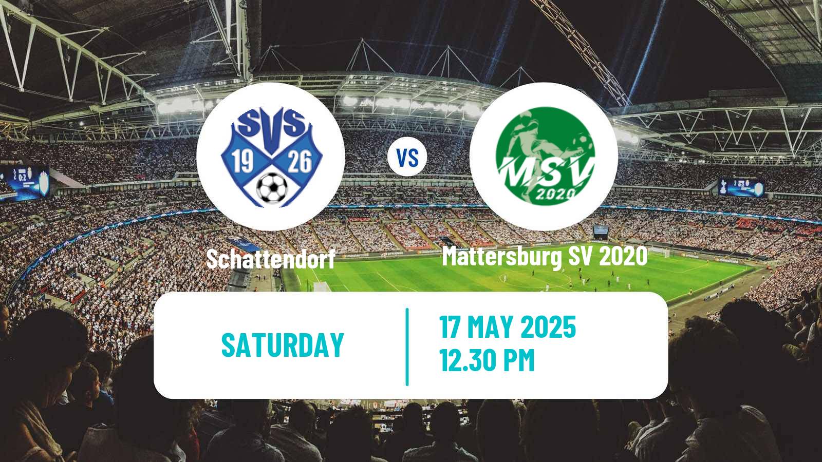 Soccer Austrian Landesliga Burgenland Schattendorf - Mattersburg SV 2020